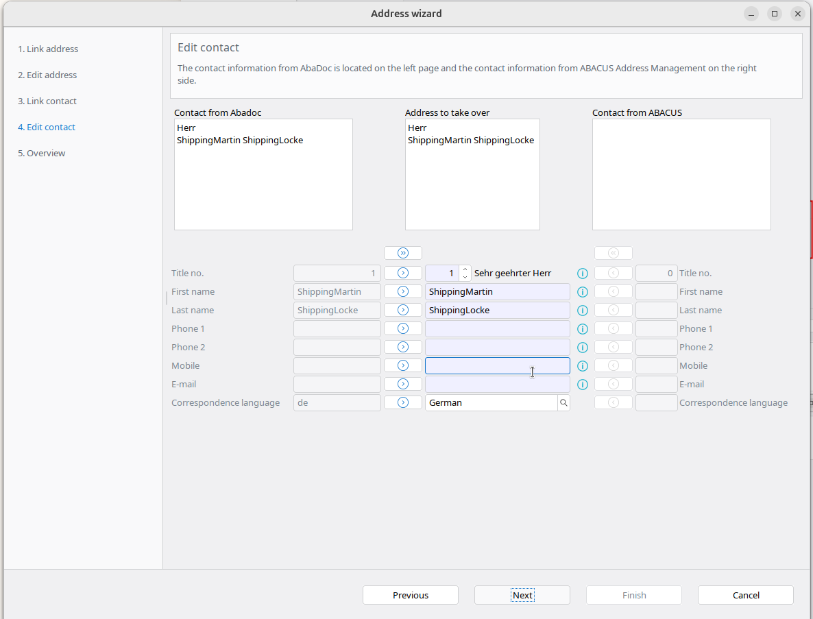 Map Shipping addresses