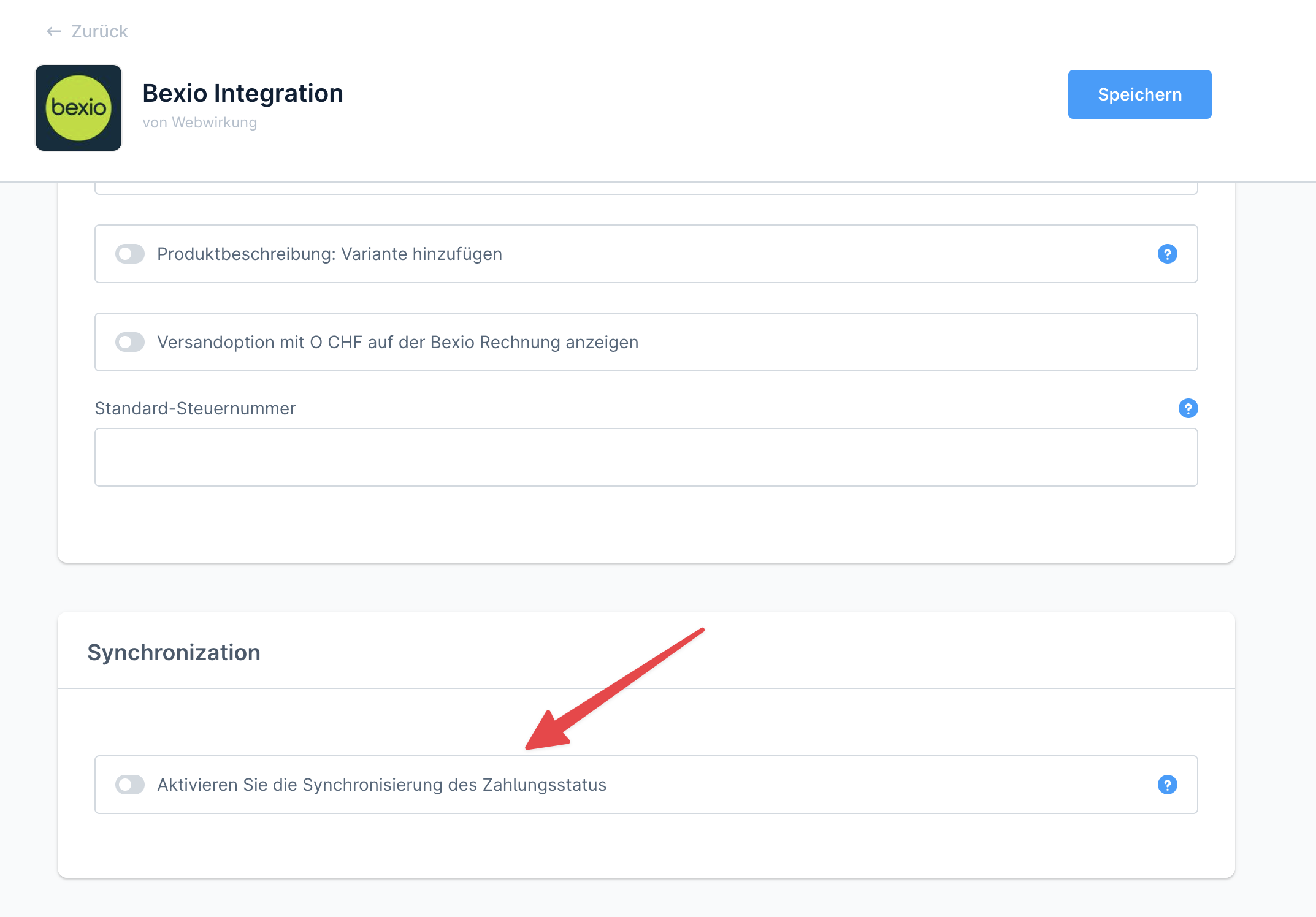 Plugin settings