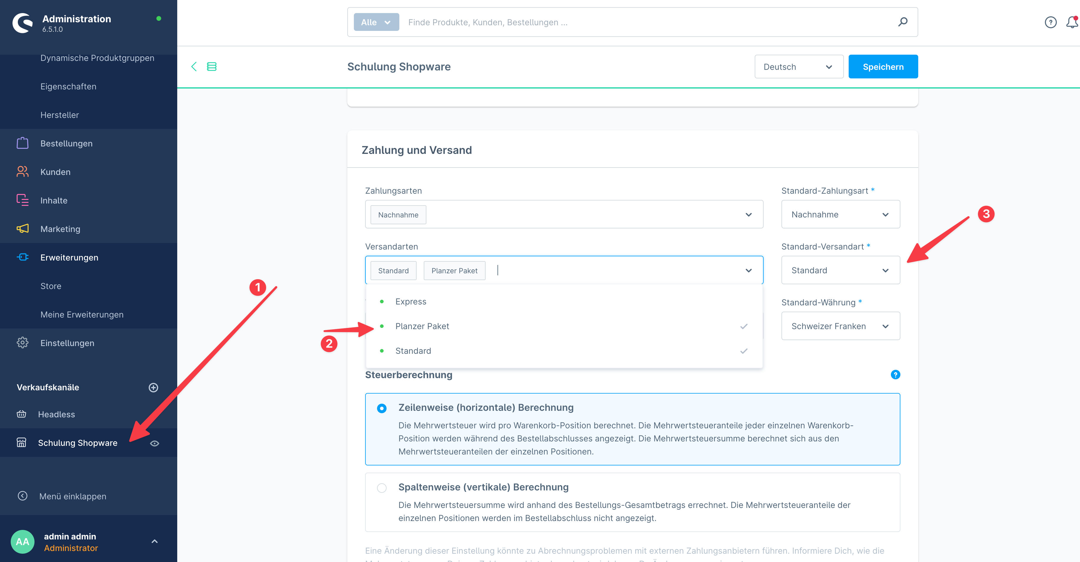 Sales Channel assignment
